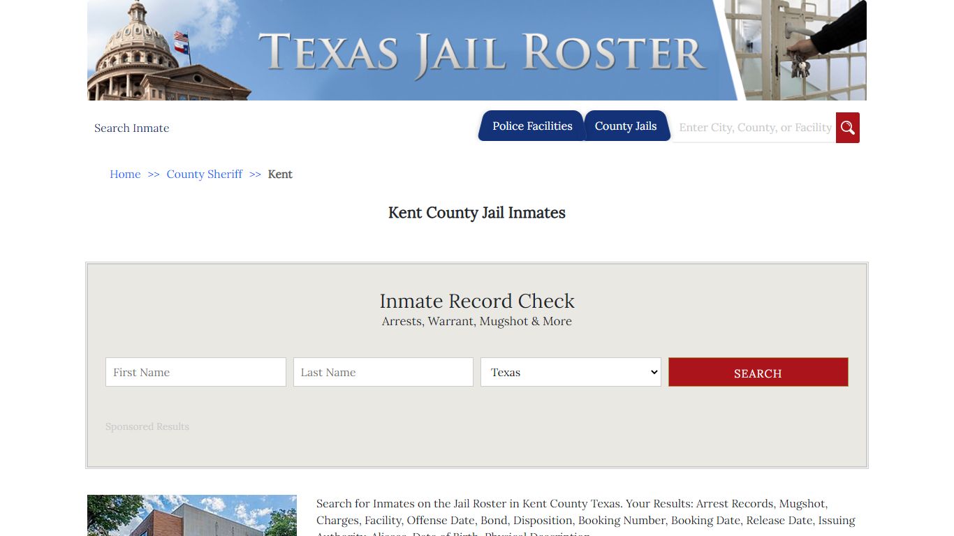 Kent County Jail Inmates - Jail Roster Search